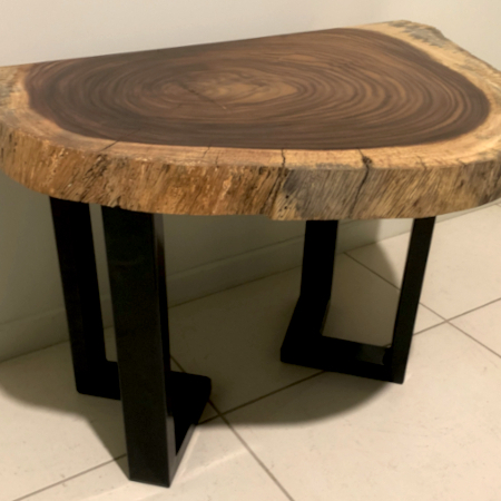 Louisa Side Table - African Raintree